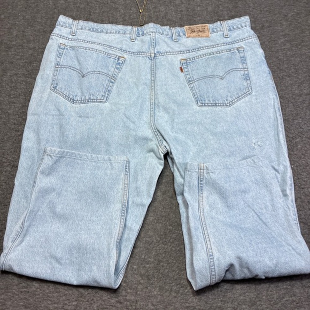 Vintage Levi Strauss Signature 545 Jeans Men 45x27 actual Light Wash Baggy Denim